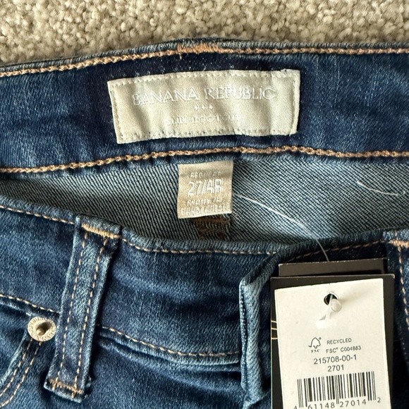 Banana Republic Slim Bootcut Jeans Size 27R - Picture 2 of 4